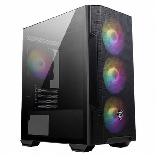 Корпус MSI MAG FORGE M100R Mini-Tower, MATX, 1xUSB 3.0, 2xUSB 2.0, 4x120mm ARGB Fan, ARGB Control Board, Tempered Glass Window, Brown Box (932220) (306-7G20R21-809 / 306-7G20R26-HH9)