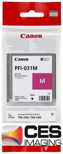 Картридж CANON Pigment Ink PFI-031 Magenta (TM240/ TM340) 55ml (6265C001AA)