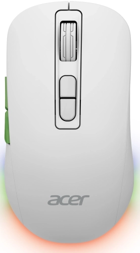 Мышь Acer OMR311 белый оптическая 2400dpi беспров. BT/ Radio USB 7but (ZL.MCECC.034)