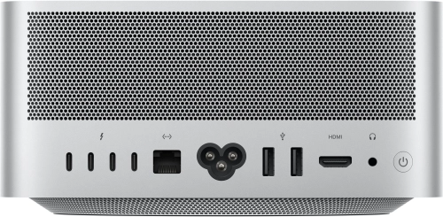 Компьютер Apple Mac studio A2901 (MQH63HN/A) Компьютер Apple Mac studio A2901 M2 Ultra 24 core (3.5) 64Gb SSD1Tb 60 core GPU CR macOS 10GbEth WiFi BT серебристый (MQH63HN/A) фото 4