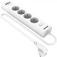 Сетевой фильтр Philips CHP4346WC/ 51 5м (4 розетки) белый (коробка) (CHP4346WC/51)