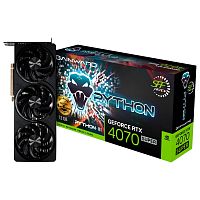 Видеокарта Gainward RTX4070 SUPER PYTHON III OC 12GB GDDR6X 192bit 3xDP HDMI 3FAN RTL (NED407ST19K9-1043T)