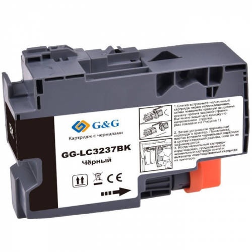 Картридж струйный G&G GG-LC3237BK черный 65 мл. для Brother HL-J6000DW/ J6100DW фото 2