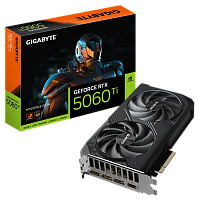 Видеокарта Gigabyte RTX5060Ti WINDFORCE OC 8GB GDDR7 128bit 3xDP HDMI 2FAN RTL (GV-N506TWF2OC-8GD)
