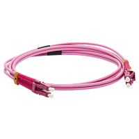 Патч-корд оптический , дуплексный, LC/PC-LC/PC, OM4, LSZH, 15 м LAN-2LC-2LC/OM4-15