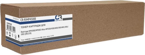 Картридж лазерный CopyRite CR-RIMP4500E 842239 черный (30000стр.) для Ricoh type MP4500E/ MP5002 Aficio MP3500/ 4500/ 4000/ 5000/ 4001/ 5001/ 5002