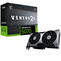 Видеокарта MSI RTX5070 VENTUS 2X OC 12GB GDDR7 192bit 3xDP HDMI 2FAN RTL (RTX 5070 12G VENTUS 2X OC)