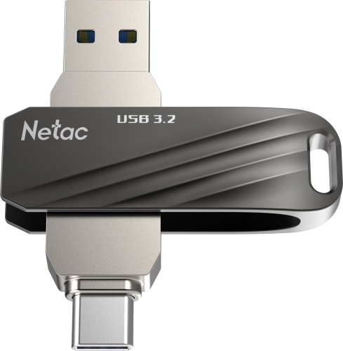 Флеш Диск Netac US11 32GB USB3.0+TypeC Dual Flash Drive (NT03US11C-032G-32BK)