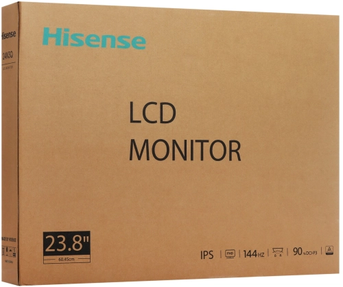 Монитор Hisense/ 24/1920x1080, IPS/ELED, 16:9, матовый, 144Гц, время отклика 5мс, 250кд/м2, 1000:1, VGA, HDMI, черный 2025 (24N3Q) фото 13