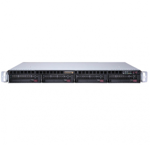 Серверная платформа Supermicro SuperServer 6019P-MTR/ noCPU (x2)/ no RAM (x8)/ noHDD (up 4LFF)/ iC621/ 2x GbE/ 2x 600W (up 2) (SYS-6019P-MTR)