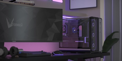 Вентилятор для корпуса Formula V Line AIR FUSION 3 BK, 360x120x28mm, ARBG 3pin + PWM 4pin, 500-1800 RPM, 34.95 DBA MAX, HYDRO BEARING