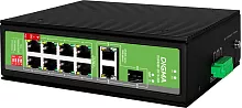 Коммутатор Digma DSP408F-2G1S-300 (L2) 8x100Мбит/ с 2x1Гбит/ с 1SFP 8PoE 8PoE+ 1PoE++ 300W неуправляемый