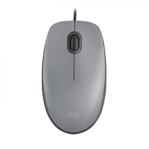 Мышь Logitech M110 Silent, Wered, USB, Mid Grey (910-005490)