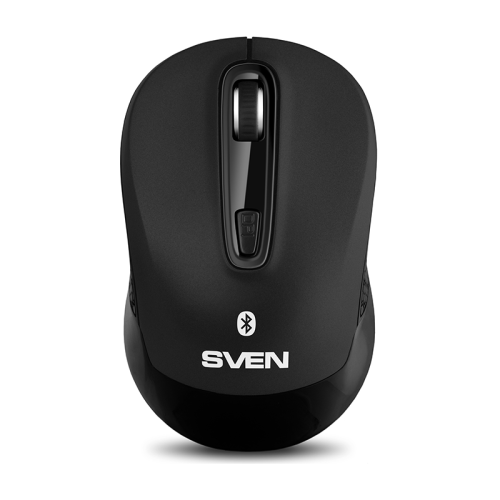 Беспроводная мышь SVEN RX-575SW чёрная (бесш. кл., Bluetooth, 2,4 GHz, 3+1кл. 800-1600DPI, блист.) (SV-017958)