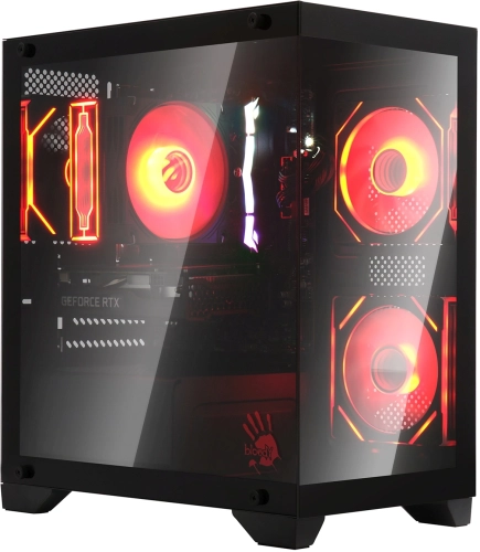Корпус Bloody BD-CC103 черный без БП mATX 7x120mm 1xUSB2.0 1xUSB3.0 audio bott PSU (BD-CC103-BK) фото 9