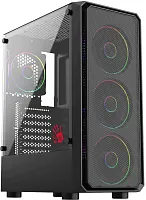 Корпус Bloody CC-126 черный без БП ATX 8x120mm 2xUSB2.0 1xUSB3.0 audio bott PSU (CC-126-BK)