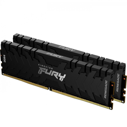 Модуль памяти Kingston FURY Renegade Black DDR4 32GB 3200MHz CL16 DIMM 2RX8 1.35V 288-pin 8Gbit (Kit of 2) (KF432C16RB1K2/ 32) (KF432C16RB1K2/32)
