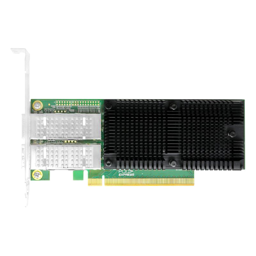 PCIe x16 100G Dual Port QSFP28 Server Network Card (LRES1014PF-2QSFP28)
