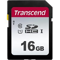 Эскиз Карта памяти Transcend 16GB SDHC Class 10 UHS-I U1 R95, W45MB/s (TS16GSDC300S)