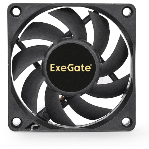 Exegate EX283371RUS Вентилятор ExeGate ExtraSilent ES07015S3P, 70x70x15 мм, подшипник скольжения, 3pin, 2500RPM, 23dBA фото 4