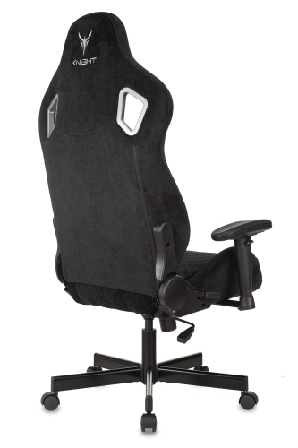Кресло игровое Knight Outrider черный Light-20 с подголов. крестов. металл (KNIGHT OUTRIDER LTD) фото 19