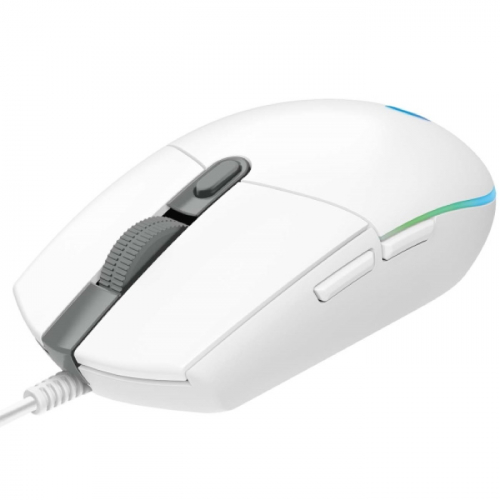 Мышь Logitech Gaming G102 Wired, Lightsync RGB, USB, 6 кнопок, 2.1 m, White (910-005824) фото 3