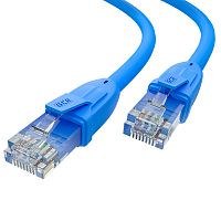 Greenconnect Патч-корд прямой 0.5m UTP кат.6, синий, 24 AWG, литой, ethernet high speed, RJ45, T568B (GCR-52398)