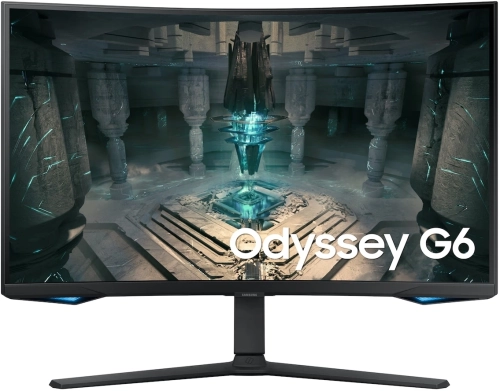 Монитор Samsung 31.5 Odyssey G6 S32BG650EUXEN черный VA LED 16:9 HDMI полуматовая HAS Piv 2500:1 350cd 178гр/178гр 2560x1440 240Hz FreeSync Premium Pro DP 2K USB 7.4кг