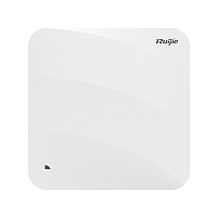 Ruijie Wi-Fi 6(802.11ax) indoor wireless access point, dual-radio, dual-band, up to 4 spatial streams and maximum of 1.775Gbps wireless throughput, 1 10/100/1000M BASE-T uplink port, support PoE and l (RG-AP810-L)