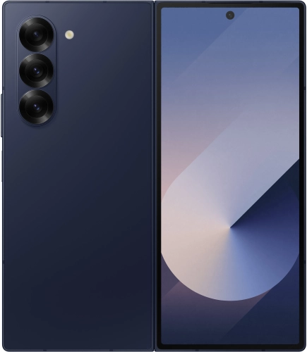 Смартфон Samsung SM-F956B Galaxy Z Fold 6 5G 256Gb 12Gb синий раскладной 3G 4G 2Sim 7.6 1856x2160 Android 14 50Mpix 802.11 a/ b/ g/ n/ ac/ ax NFC GPS GSM900/ 1800 GSM1900 TouchSc Protect (OL-F956BDBASTD)