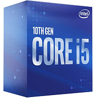 Процессор intel Core i5-10400F BOX (Comet Lake, 14nm, C6/ T12, Base 2,90GHz, Turbo 4,30GHz, Without Graphics, L3 12Mb, TDP 65W, S1200), RTL {5} (187077) BOX (187077) (BX8070110400FSRH79)