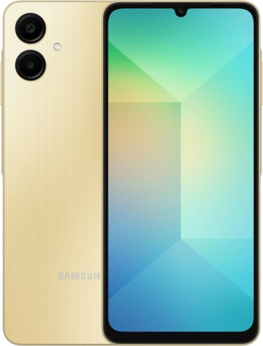 Смартфон Samsung SM-A065F Galaxy A06 64Gb 4Gb золотистый моноблок 3G 4G 2Sim 6.7