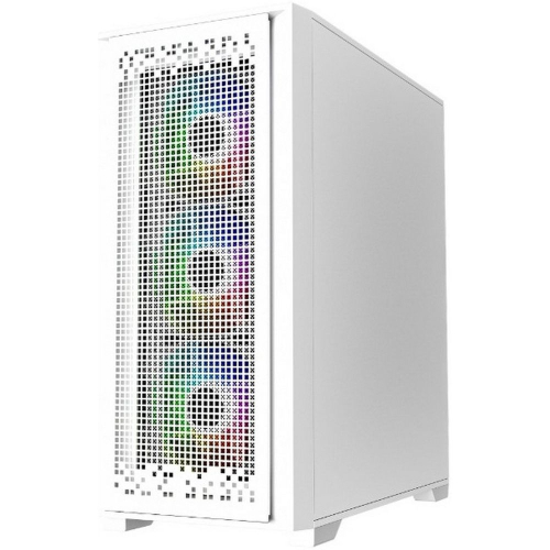 Powercase ByteFlow White, Tempered Glass, 4x 120mm ARGB fans, ARGB HUB, белый, ATX (CBFW-A4) фото 2