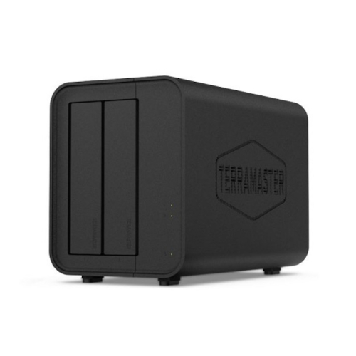 *Система хранения данных TerraMaster D2-320 DAS tower/ JBOD,RAID0,1/ up to 2 SATA(3,5' or 2,5')/ 1xUSB3.1 Type-C gen2/ 1xPS/ 1YW