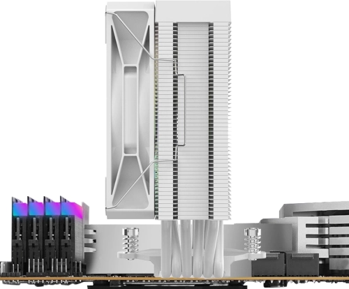 Устройство охлаждения(кулер) Bloody BD-AC220-ARGB1 ARGB Soc-AM5/ AM4/ 1200/ 1700/ 1851 белый 4-pin 14-26dB Al+Cu LCD 220W 596gr Ret (BD-AC220-ARGB1-WH) фото 7