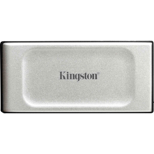 Твердотельный накопитель/ Kingston SSD XS2000, 4000GB, Portable Type-C, USB 3.2 Gen 2x2, R/ W 2000/ 2000MB/ s, IP55, 70x33x14mm, Silver (5 лет) (SXS2000/ 4000G) (SXS2000/4000G)