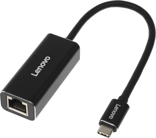 Адаптер для ноутбука Lenovo ThinkPad LX0804 черный USB-C to Ethernet Adapter