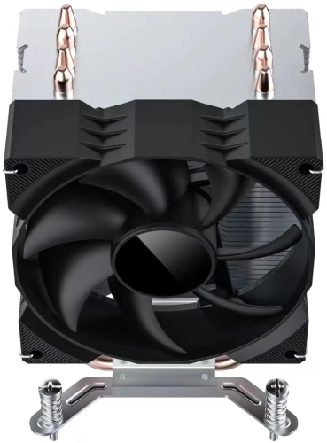 Устройство охлаждения(кулер) Digma D-CPC130-PWM1 Soc-AM5/AM4/1200/1700/1851 черный 4-pin Al+Cu 130W OEM фото 5