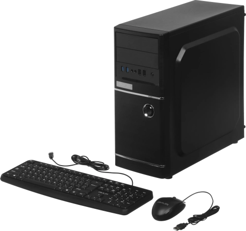 Компьютер Amur Нарвал A5A14 АМУЕ.466219.002 MT Ryzen 5 3400G (3.7) 8Gb SSD256Gb RX Vega 11 FreeDOS GbitEth 400W мышь клавиатура черный (RUS) (АМУЕ.466219.002 2169402) фото 5