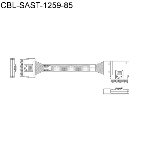 Кабель SuperMicro CBL-KIT-220U-TNR-22N Cable Kit with 11 NVMe cables for X12 Ultra 220U-TNR фото 2