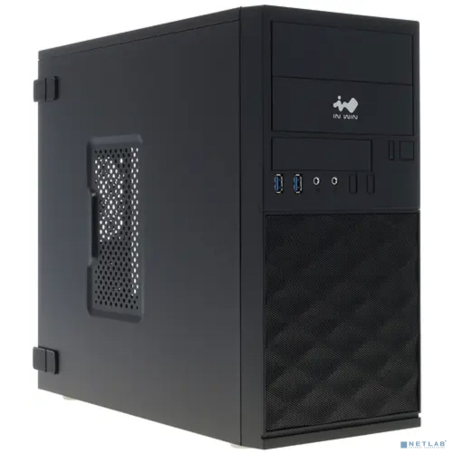 Mini Tower InWin EFS052 Black ______ U3*2+A(HD) + front fan holder + Screwless mATX (без блока питания) (6184502)
