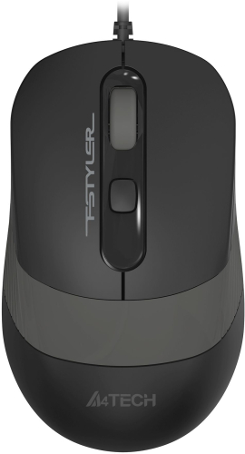 Мышь A4Tech Fstyler FM10ST серый оптическая (1600dpi) silent USB для ноутбука (4but) (FM10ST GREY)