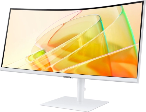 Монитор Samsung 34 ViewFinity S6 S34C650TAUXEN белый VA LED 5ms 21:9 HDMI M/ M полуматовая HAS Piv 350cd 178гр/ 178гр 3440x1440 100Hz FreeSync DP Ultra WQHD USB 8.1кг (LS34C650TAUXEN) фото 9