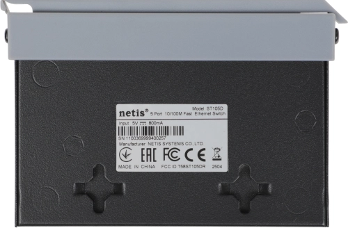 Коммутатор Netis ST105D (L2) 5x100Мбит/с неуправляемый фото 5