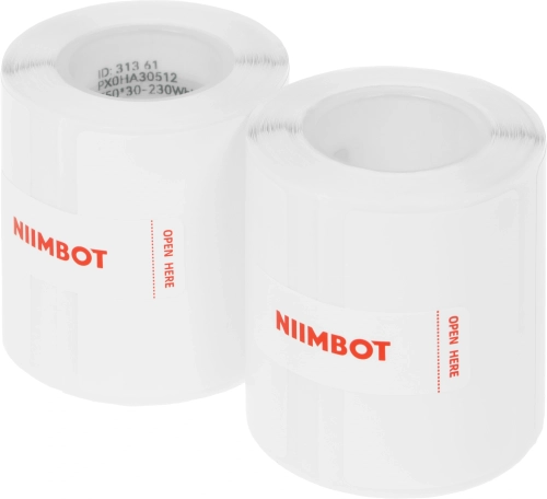 Термоэтикетки Niimbot 1747498 сег.:50x30мм 230шт/рул (упак.:2шт) Niimbot B1/B31/B21Pro/B21S/B3S_P белый