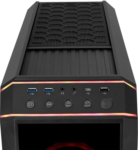 Корпус Chieftec Stallion II черный без БП ATX 4x120mm 1xUSB2.0 2xUSB3.1 audio bott PSU (GP-02B-UC-OP) фото 4