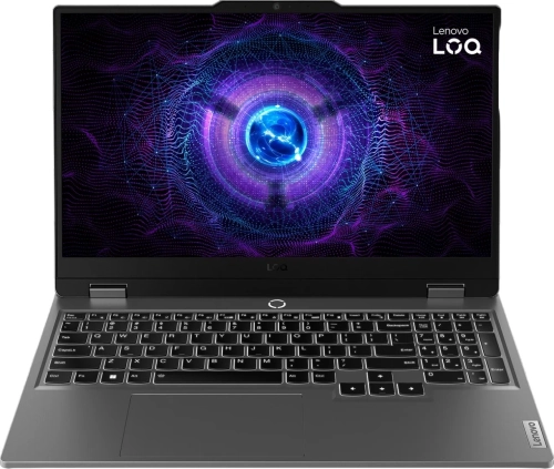 Ноутбук Lenovo LOQ 15IRX9 Core i7 13650HX 16Gb SSD512Gb NVIDIA GeForce RTX4050 6Gb 15.6 IPS FHD (1920x1080) без ОС grey WiFi BT Cam (83DV01CTSA)