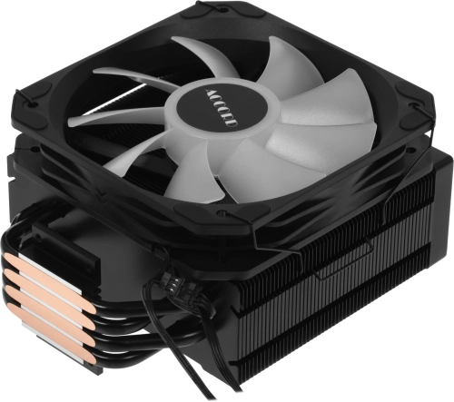 Устройство охлаждения(кулер) Accord ACC-YX4P13 ARGB Soc-AM5/AM4/1200/1700/1851 черный 4-pin 36.5dB Al+Cu 220W 740gr brown box фото 5
