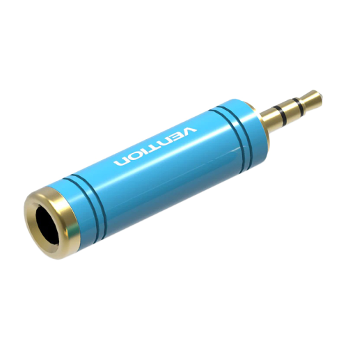 Переходник Vention Jack 3.5 mm M/6,5 mm F (VAB-S04-L)
