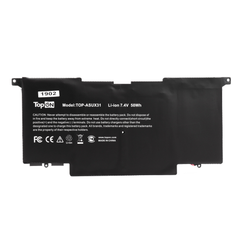 Аккумулятор для ноутбука Asus ZenBook UX31 7.4V 6840mAh PN: C22-UX31 (TOP-ASUX31)